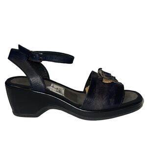 Dansko Adina Butterfly Cutout Ankle Strap Wedge Sandals Size Euro 40 US 10